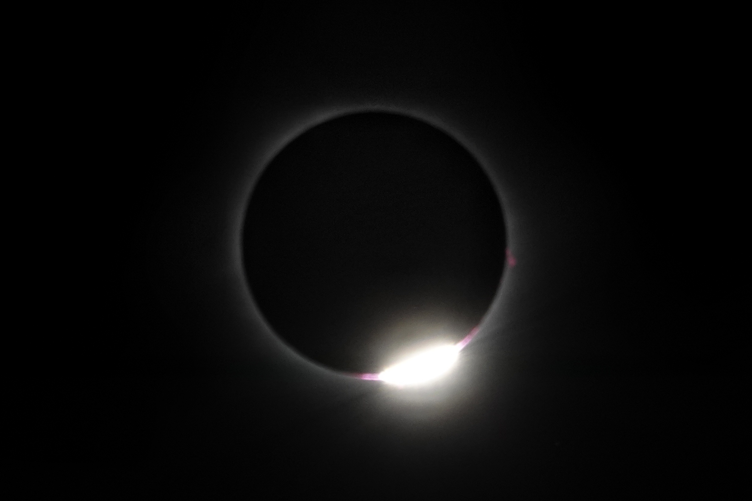 Isa et Manu pendant l'éclipse